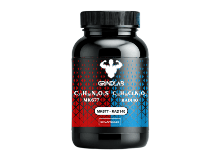 Grindlab Stack - MK-677 + RAD-140 60 CAPSULES